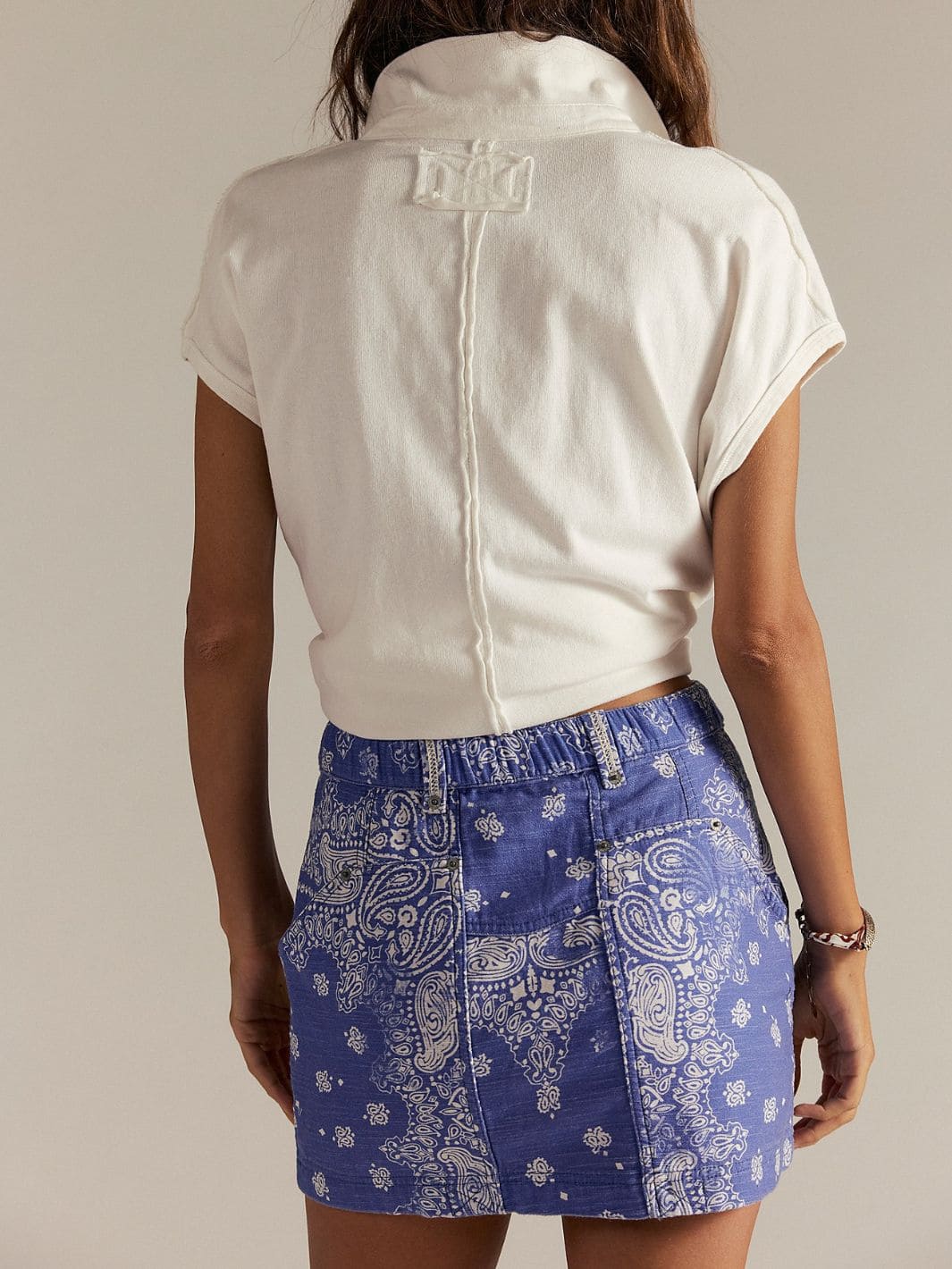 River Canyon Printed Mini Skirt - Midnight Combo - Image 3