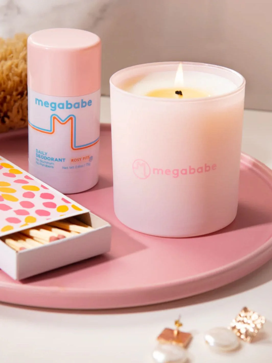 Rosy Pits Scented Candle - Image 2