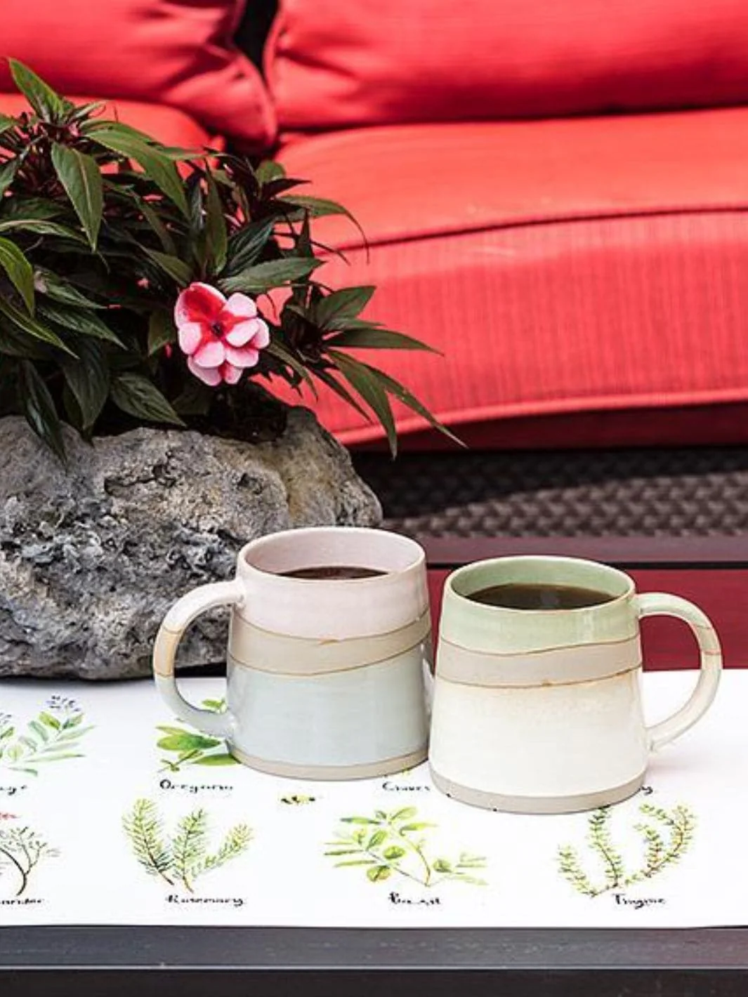 Rustic Style Mug - Green - Image 3