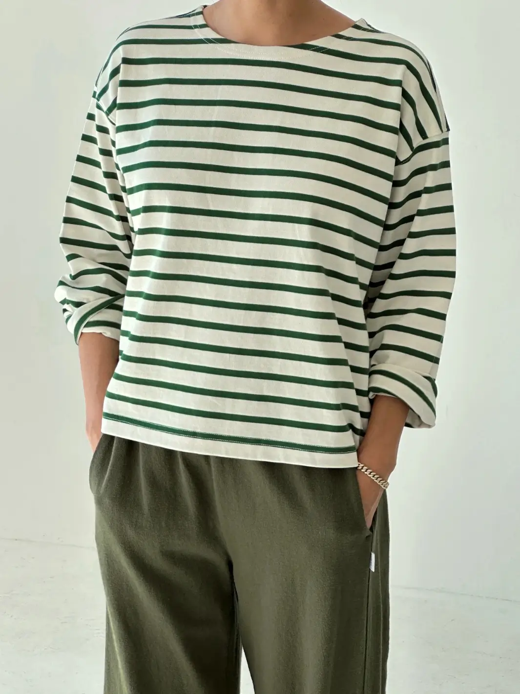 Sailor Top - Pine Stripe - Image 2