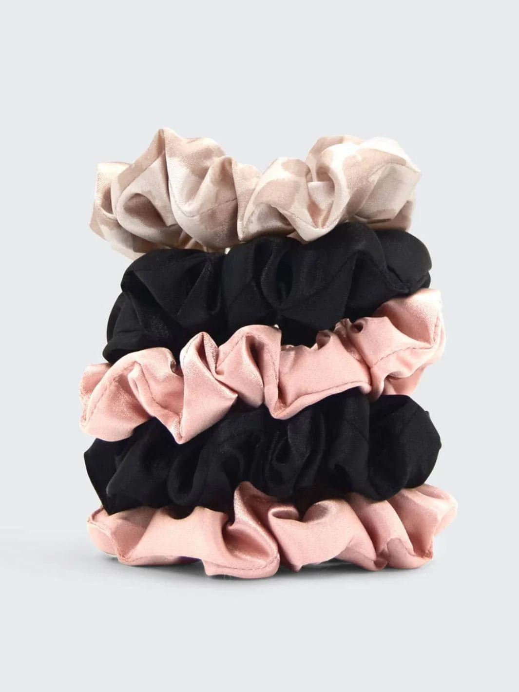 Satin Sleep Scrunchies 5pc - Assorted - Image 3