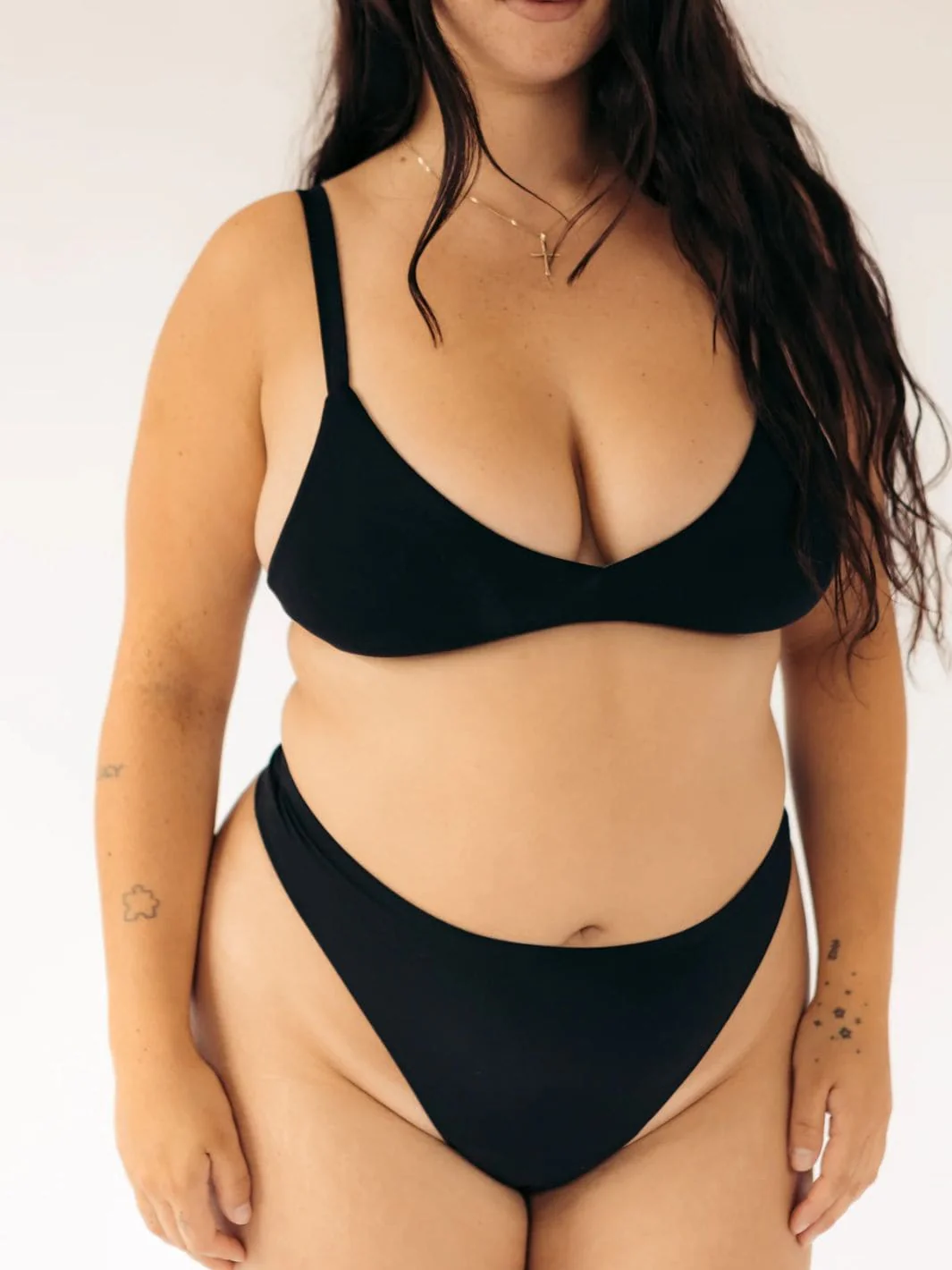 Seamless High Rise Thong - Black - Image 6