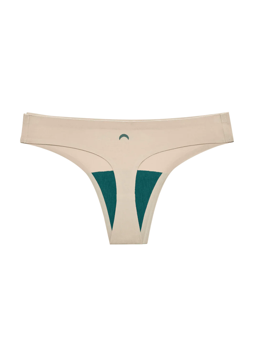 Seamless Low-Mid Rise Thong - Beige - Image 11