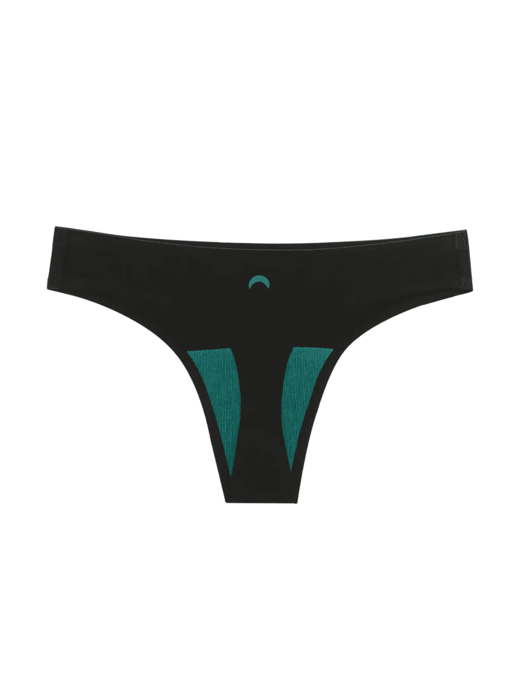 Seamless Low-Mid Rise Thong - Black - Image 10