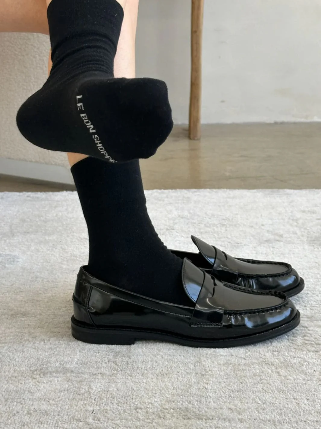 Sneaker Socks - True Black - Image 2