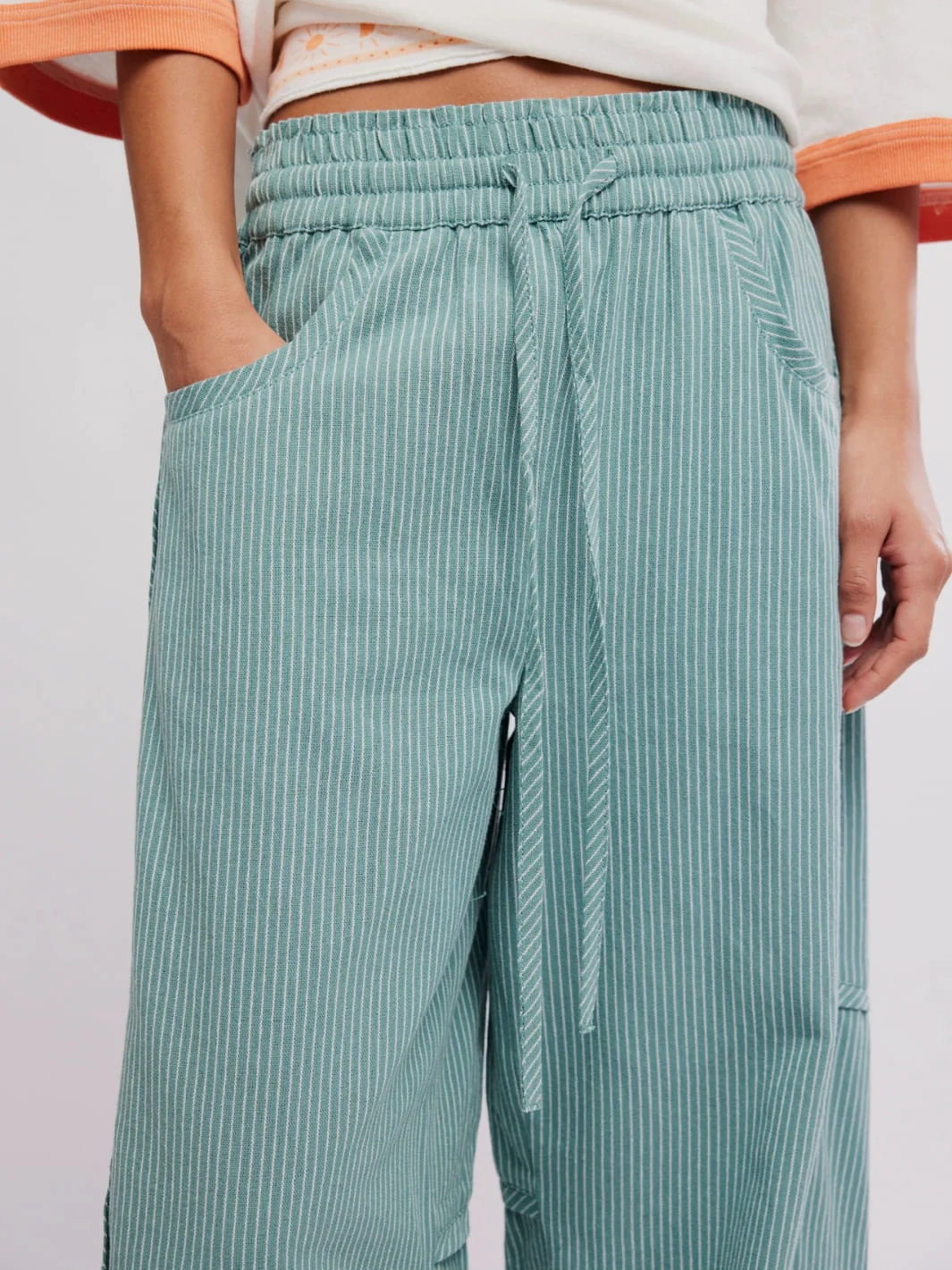 Something Good Pant - Blue Trellis Combo - Image 5