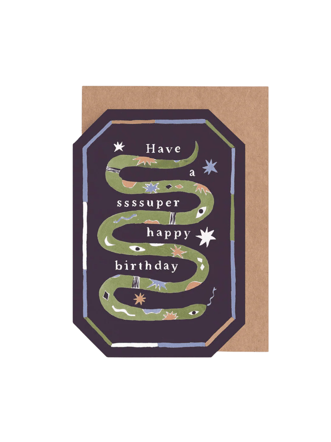Ssssuper Snake Birthday Card