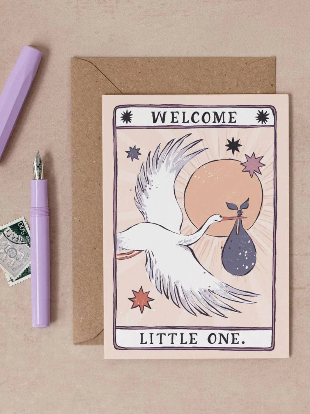 Stork New Baby Card - Image 2