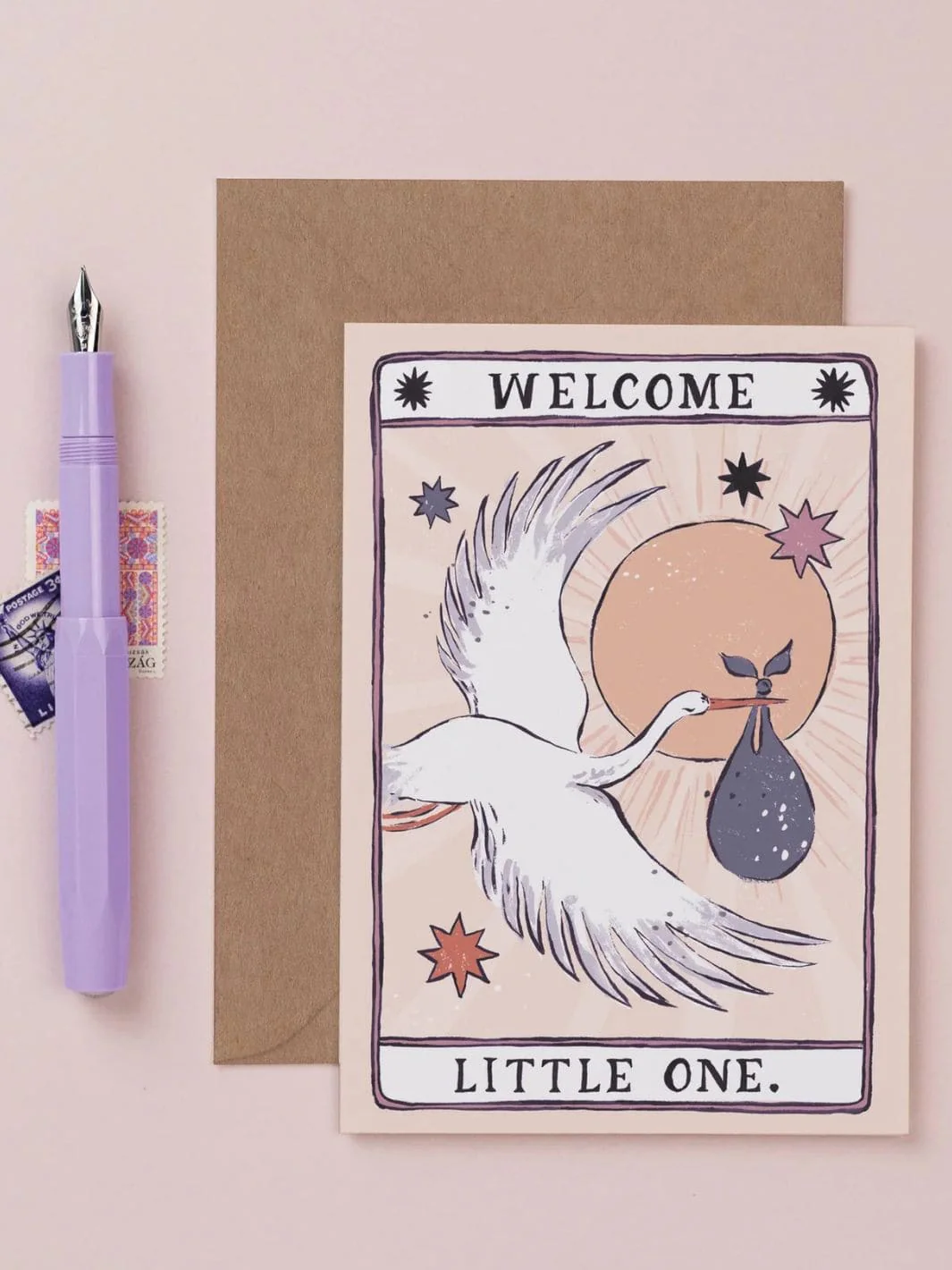Stork New Baby Card - Image 6