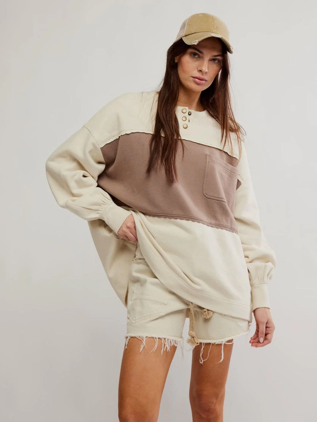 Strawberry Sweatshirt - Summer Sand Combo - Image 5