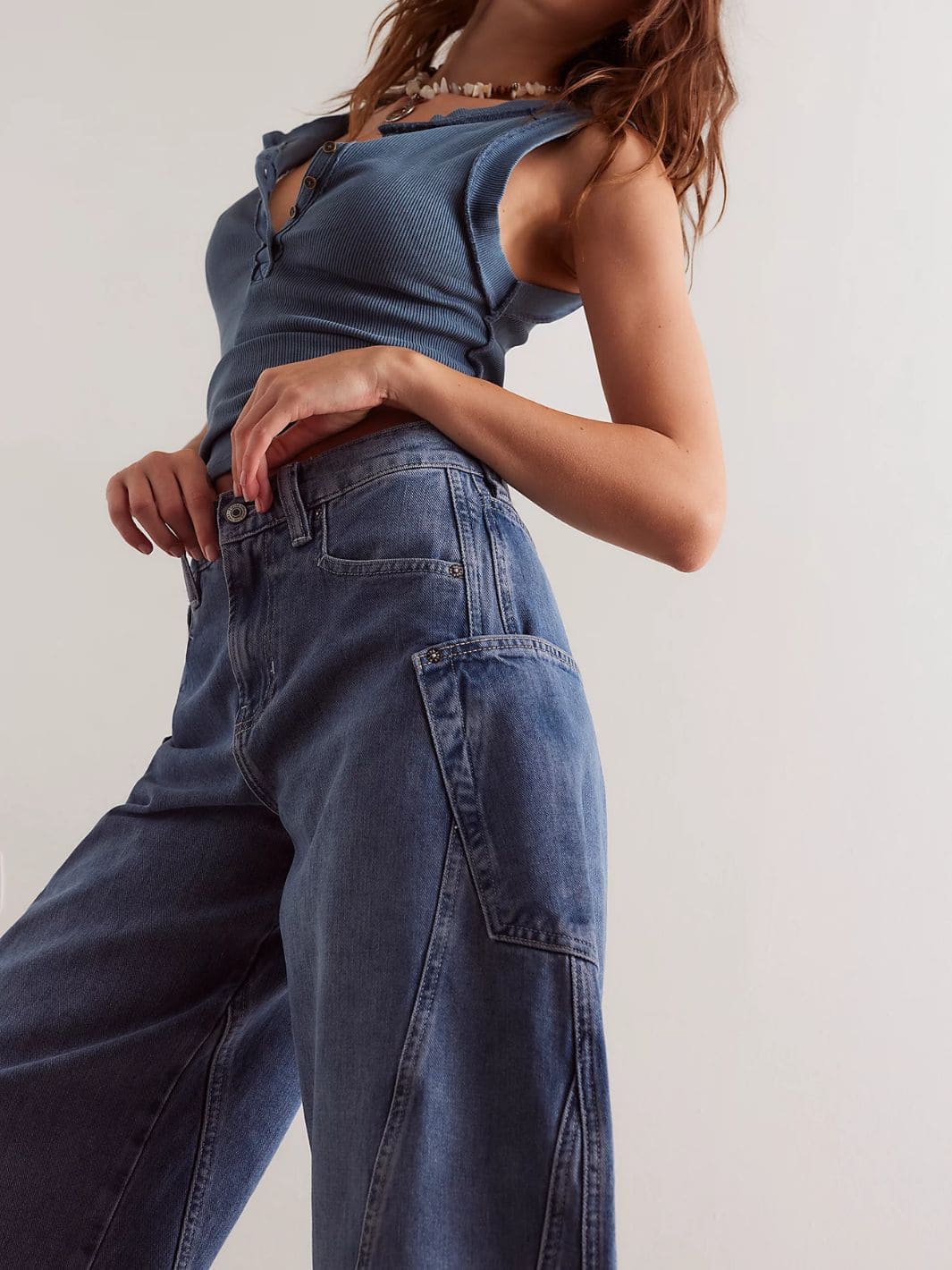Sugar And Spice Barrel Jeans - Beatrix Indigo - Image 3