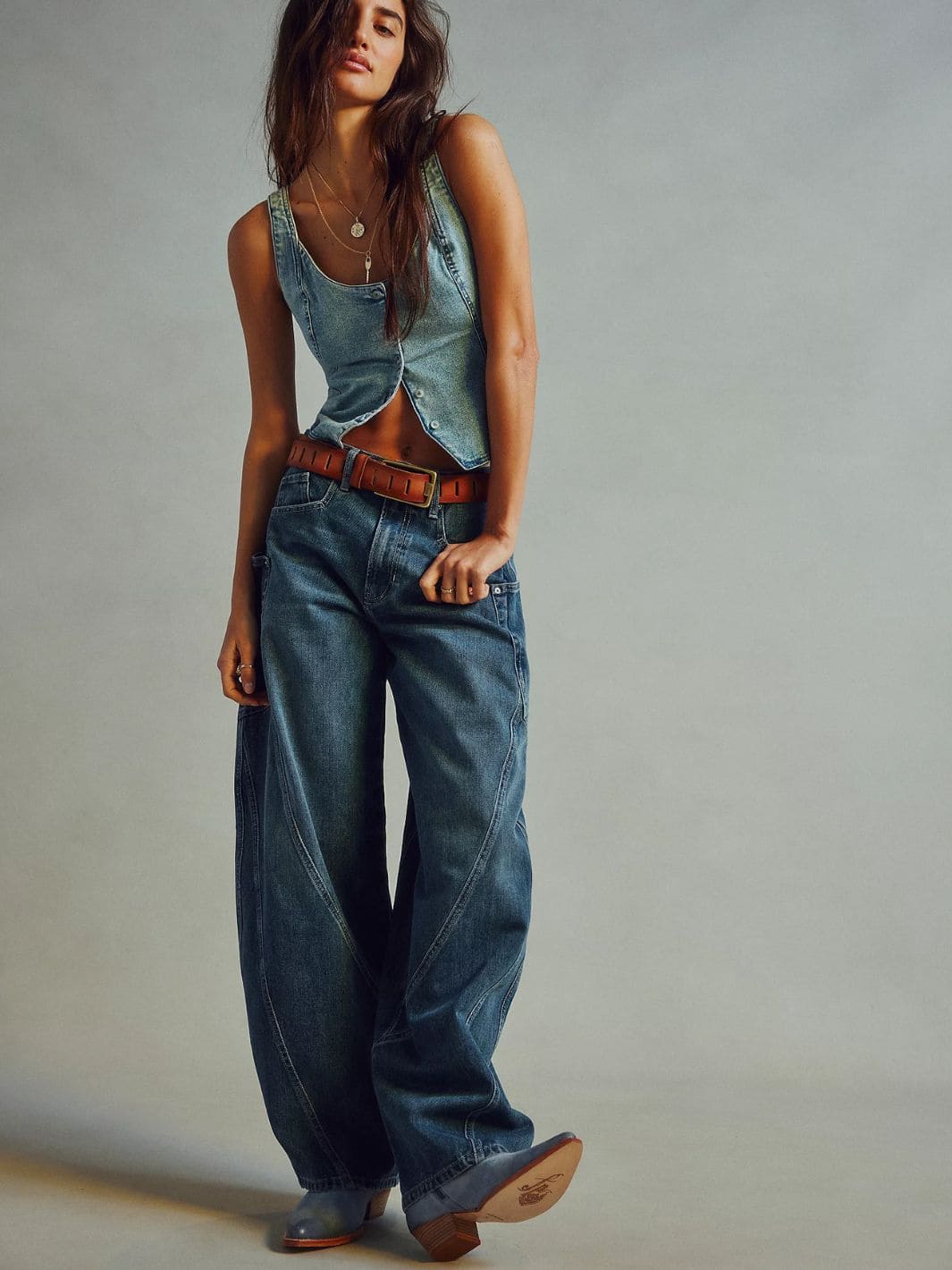 Sugar And Spice Barrel Jeans - Beatrix Indigo - Image 4