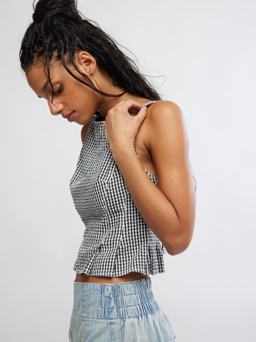 Sunfaded Top - Black and White Combo - Image 3