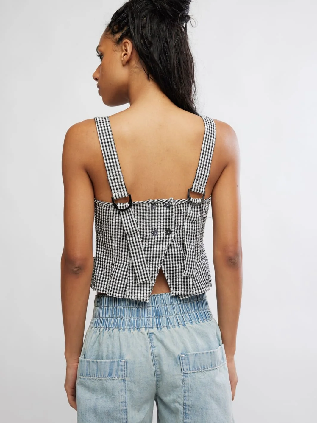 Sunfaded Top - Black and White Combo - Image 4