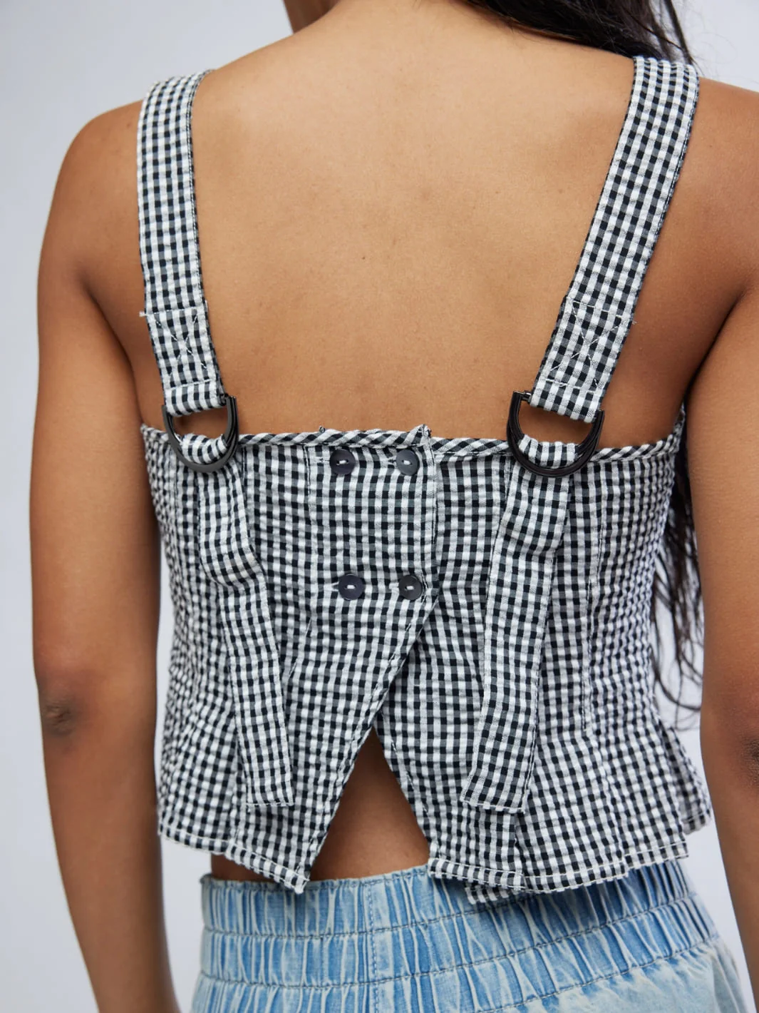 Sunfaded Top - Black and White Combo - Image 5