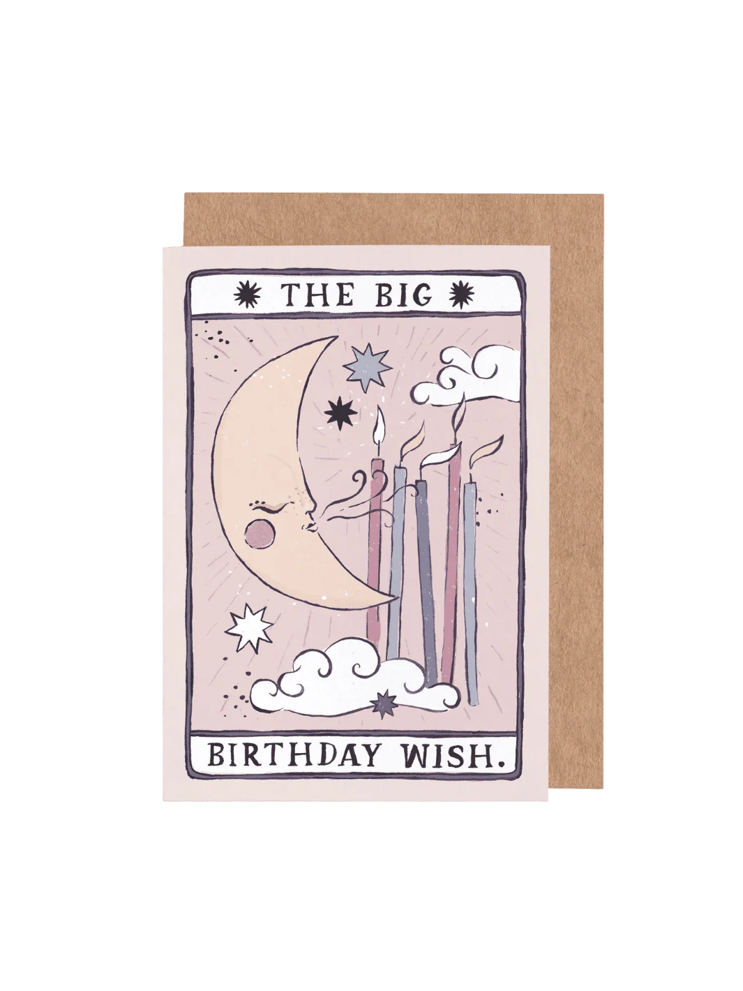 Tarot Moon Birthday Card