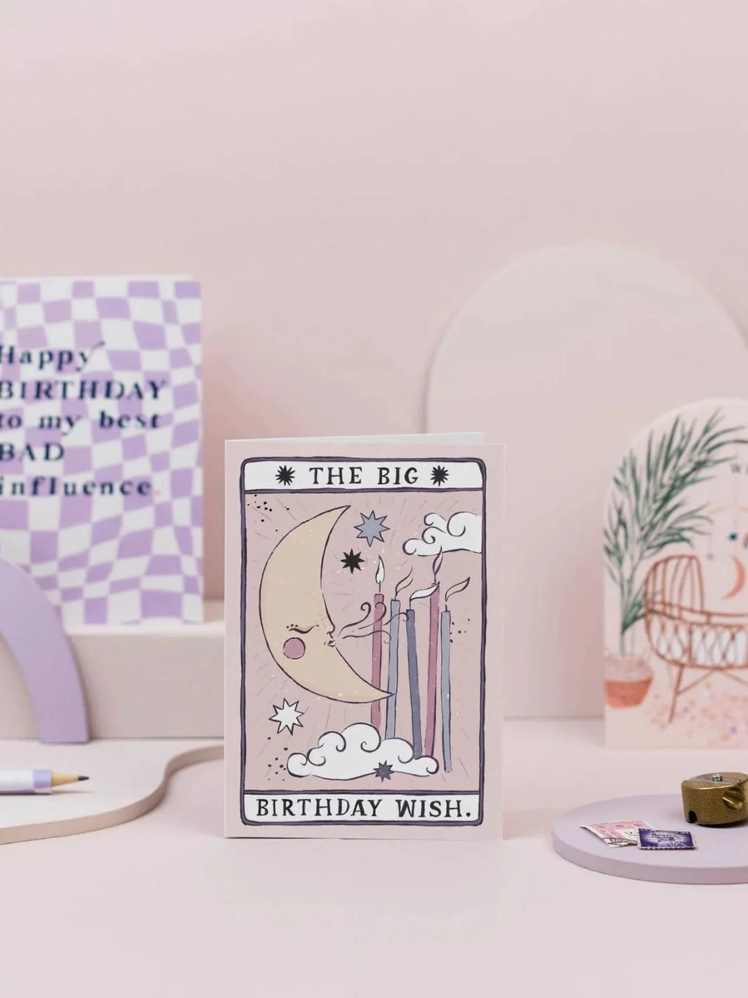 Tarot Moon Birthday Card - Image 4