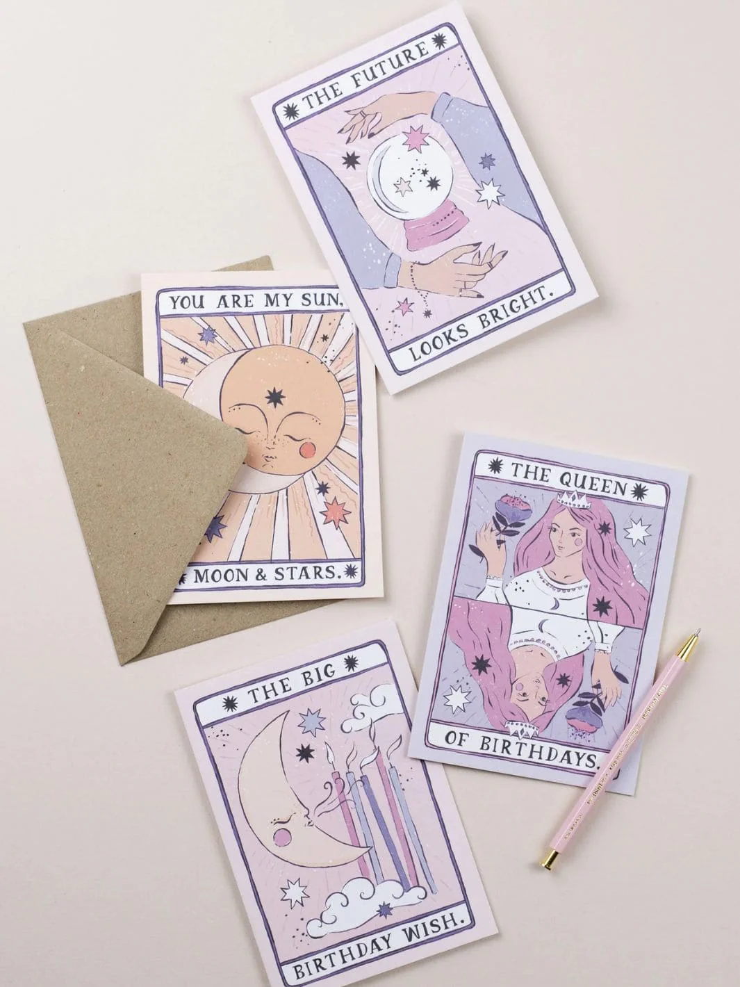 Tarot Moon Birthday Card - Image 5