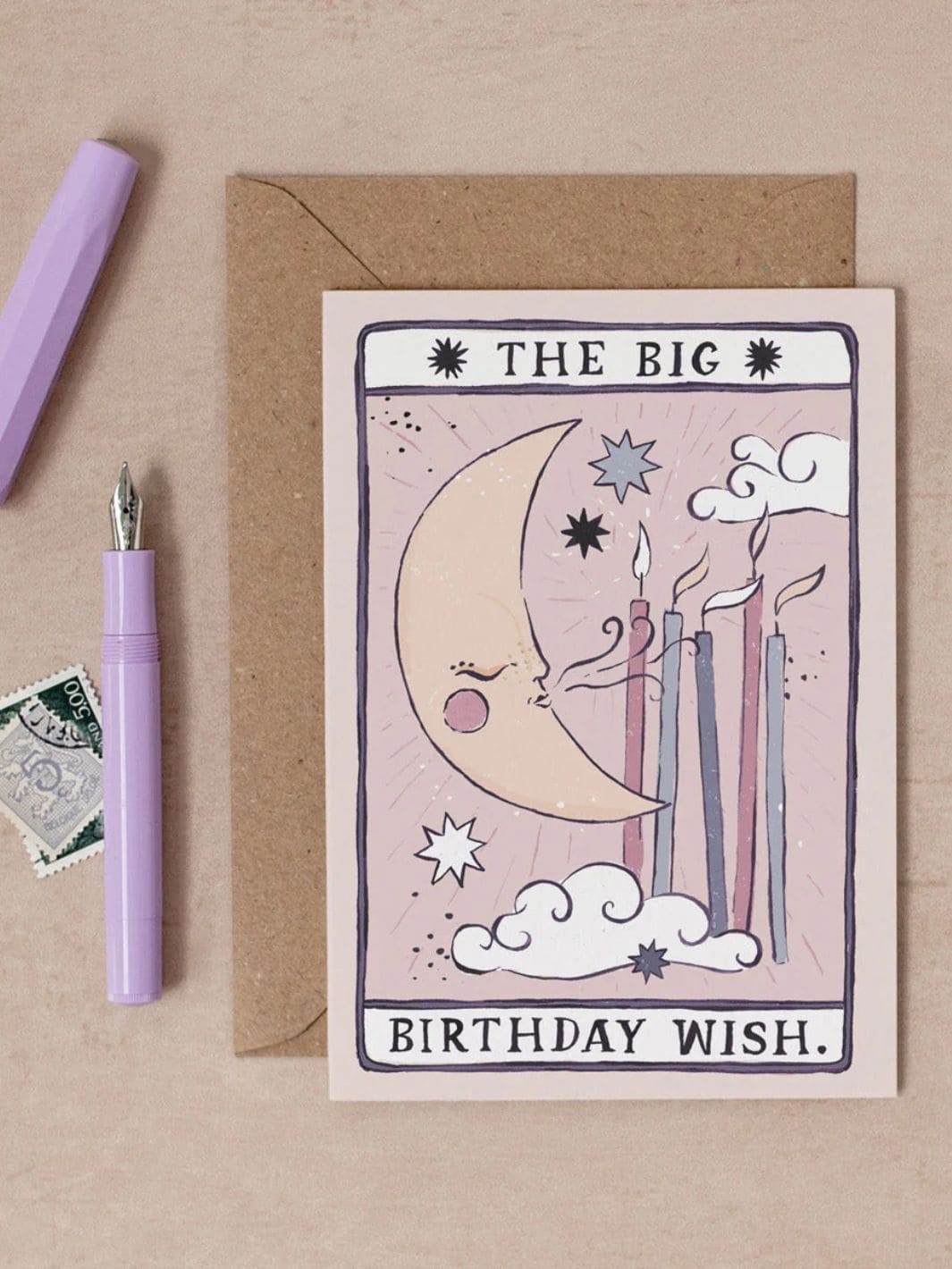 Tarot Moon Birthday Card - Image 6