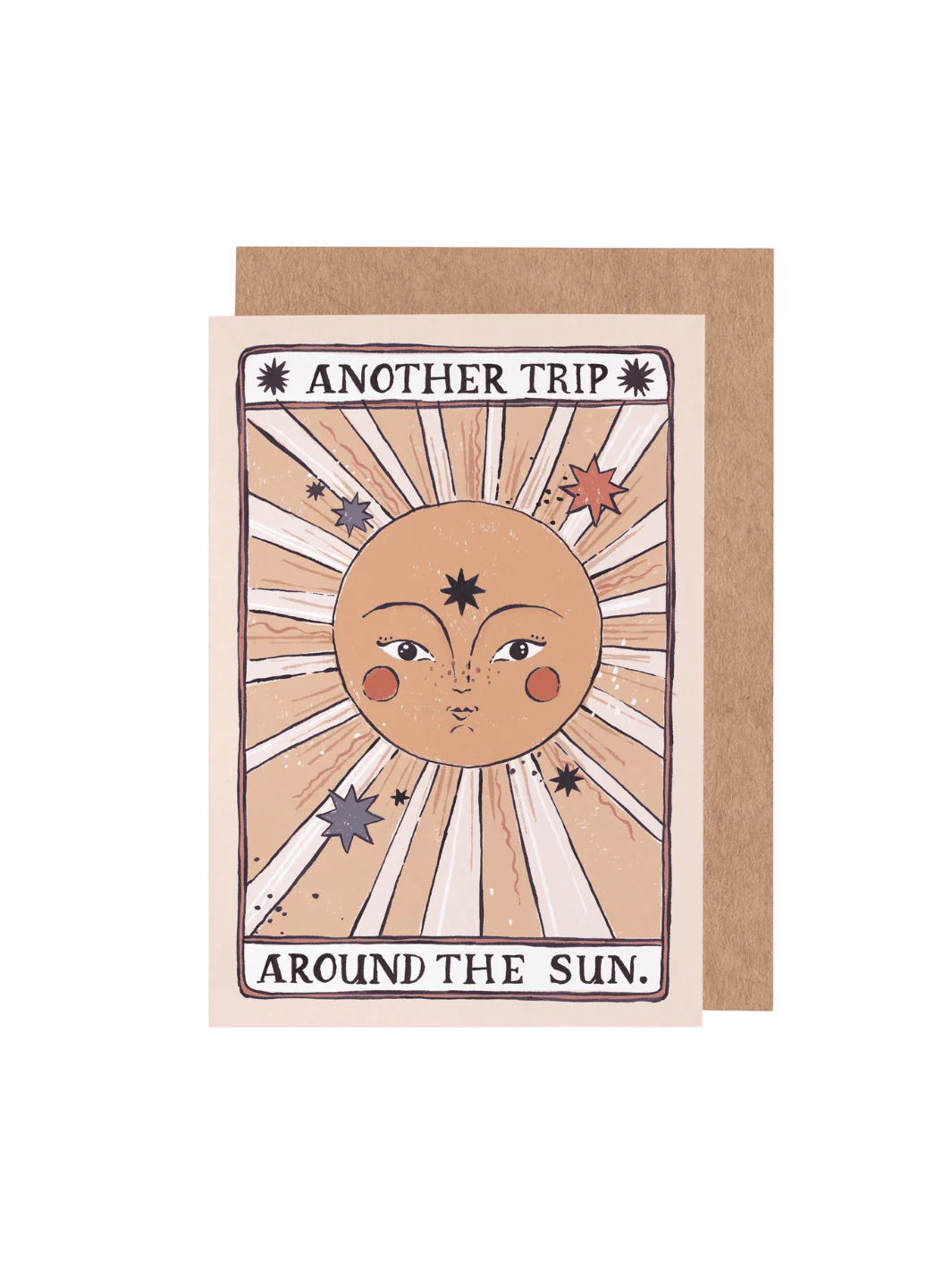 Tarot Sun Birthday Card