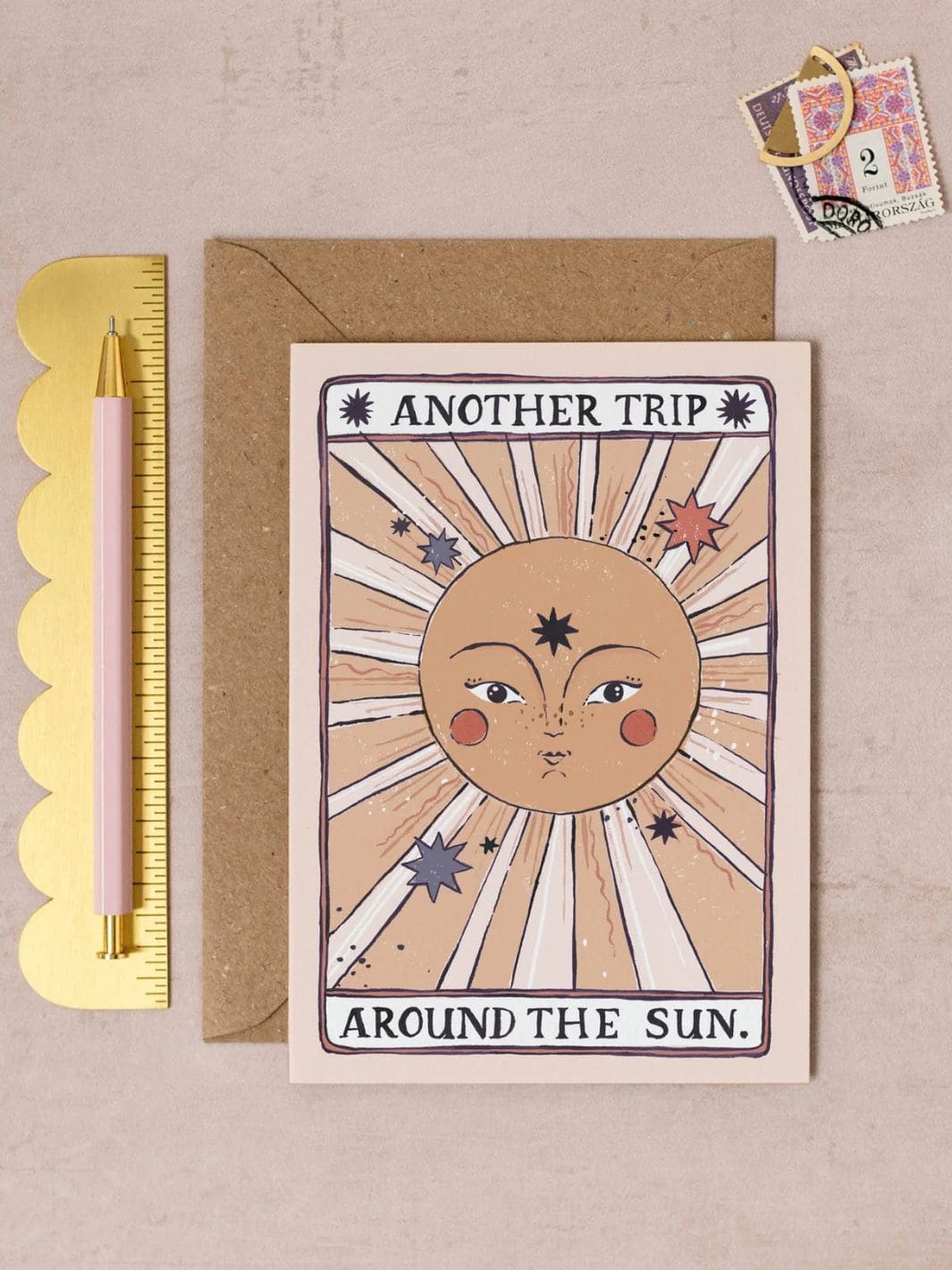 Tarot Sun Birthday Card - Image 3