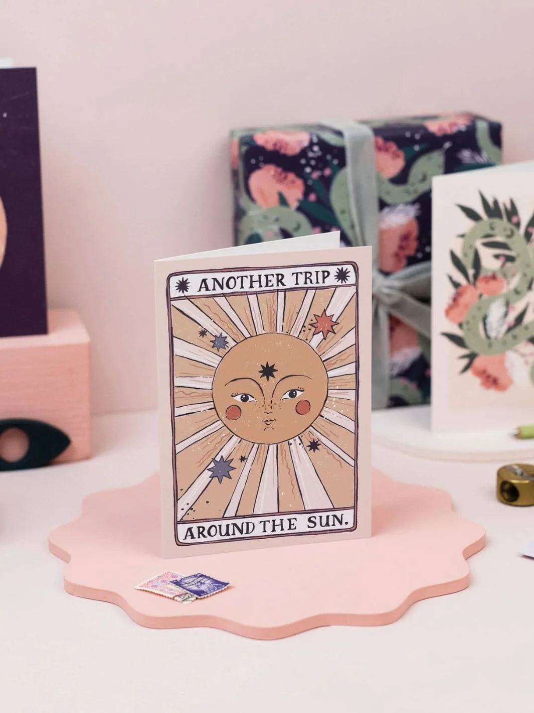 Tarot Sun Birthday Card - Image 4