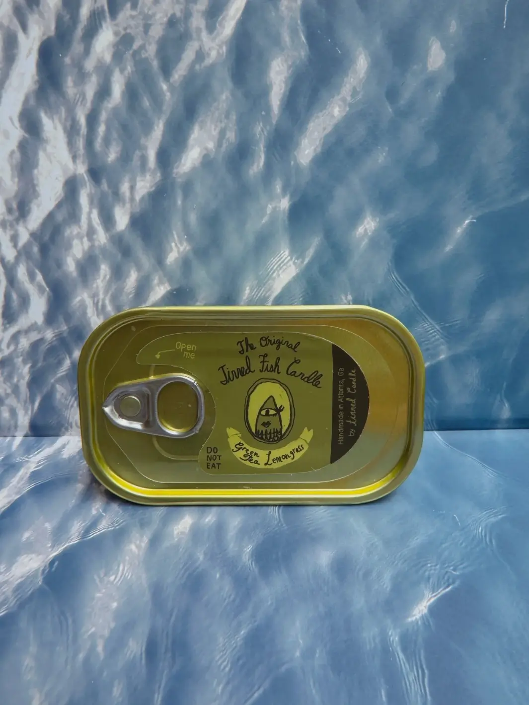 Tinned Fish Candle - Green Tea & Lemongrass - Image 2