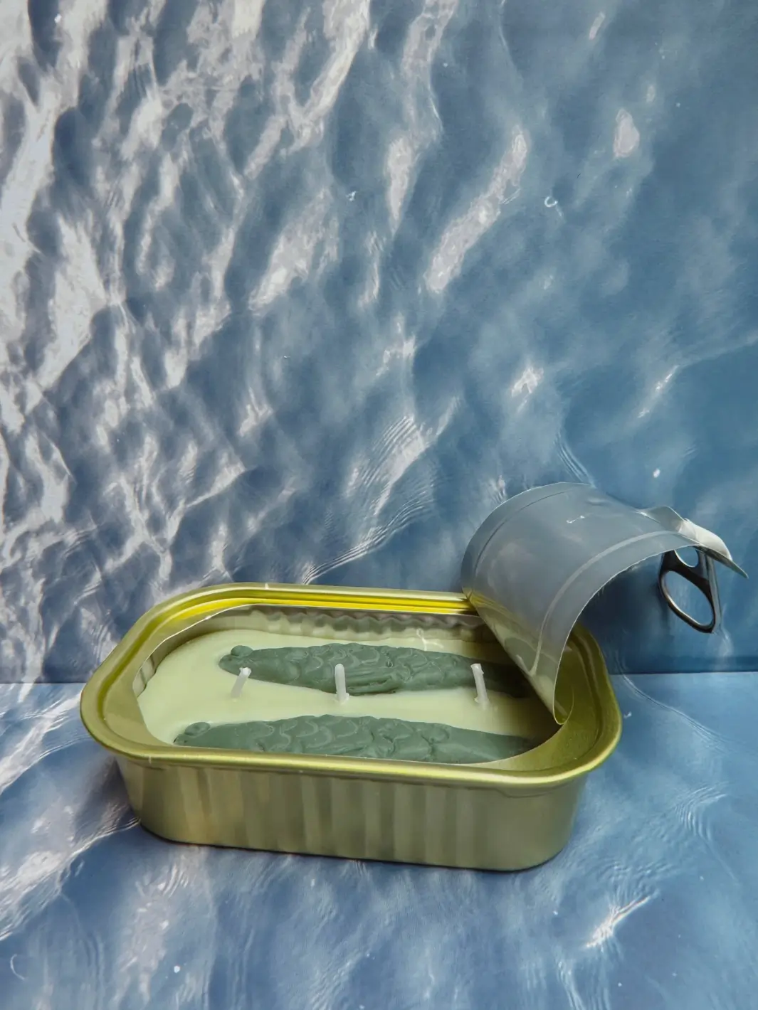 Tinned Fish Candle - Green Tea & Lemongrass - Image 3