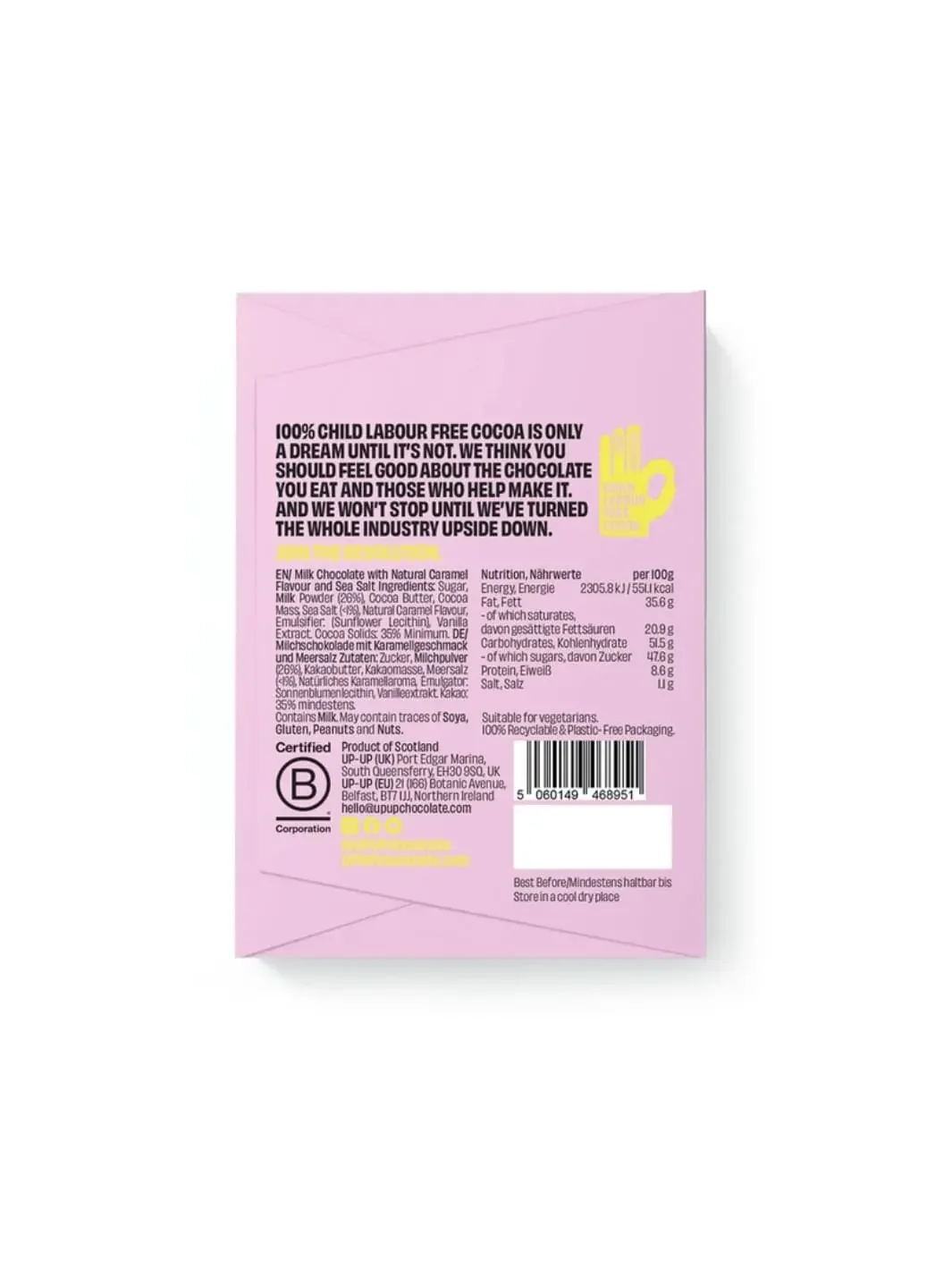 Salted Caramel Milk Chocolate 60g - Image 3