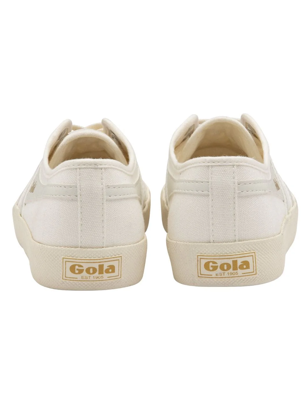 Vegan Gola Classics Women's Coaster - Off White/Off White/Gold - Image 2