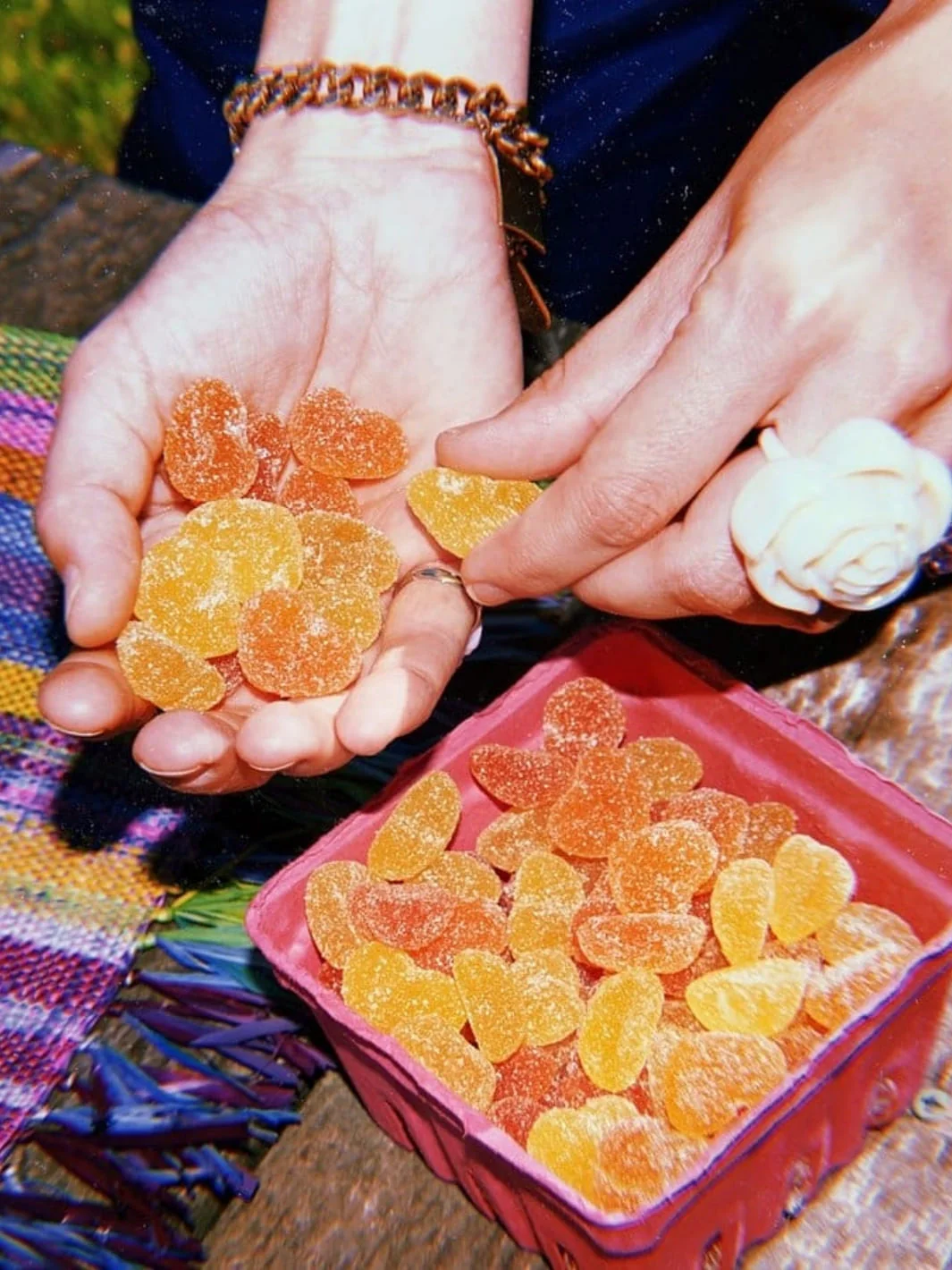 Vegan Sour Peach Hearts - Image 2