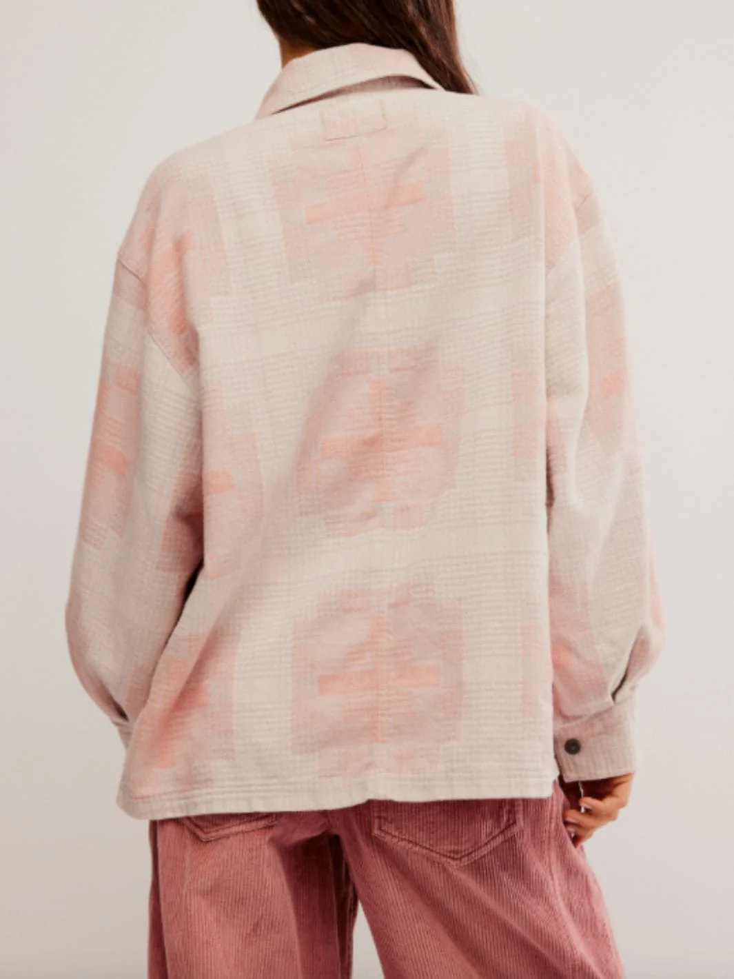 We The Free Keep It Cozy Shirt - Berry Combo - Image 4