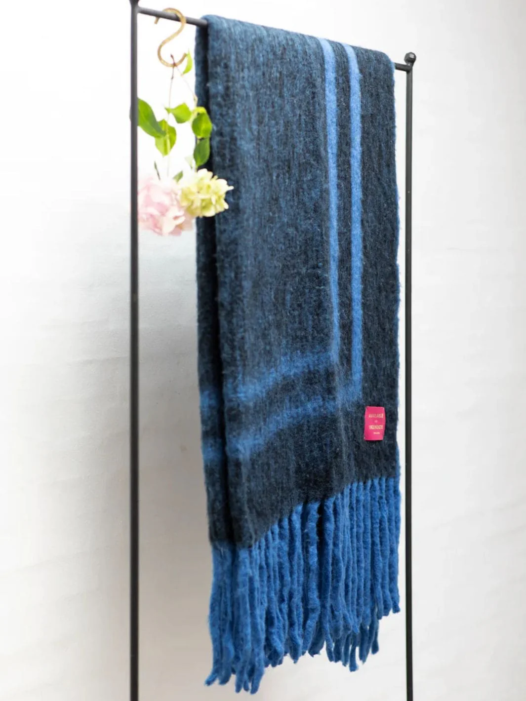 Weekend Plaid, Raven & Dazzling Blue - Image 4