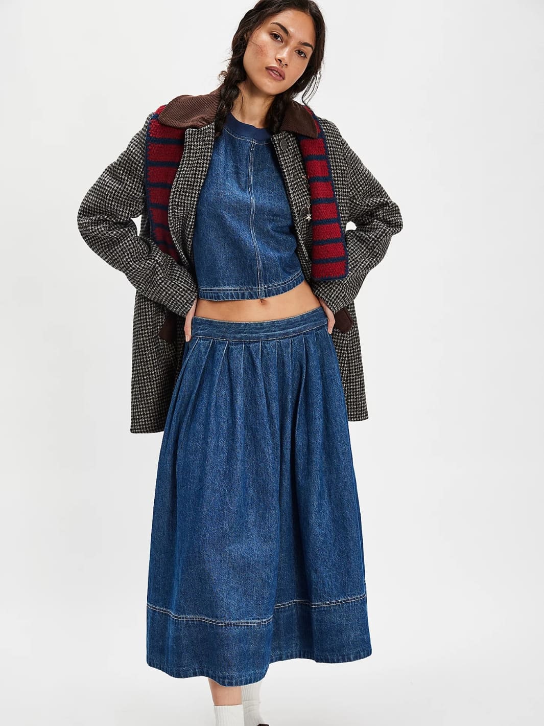 Westley Denim Skirt Set - Deep Sea Wash - Image 3